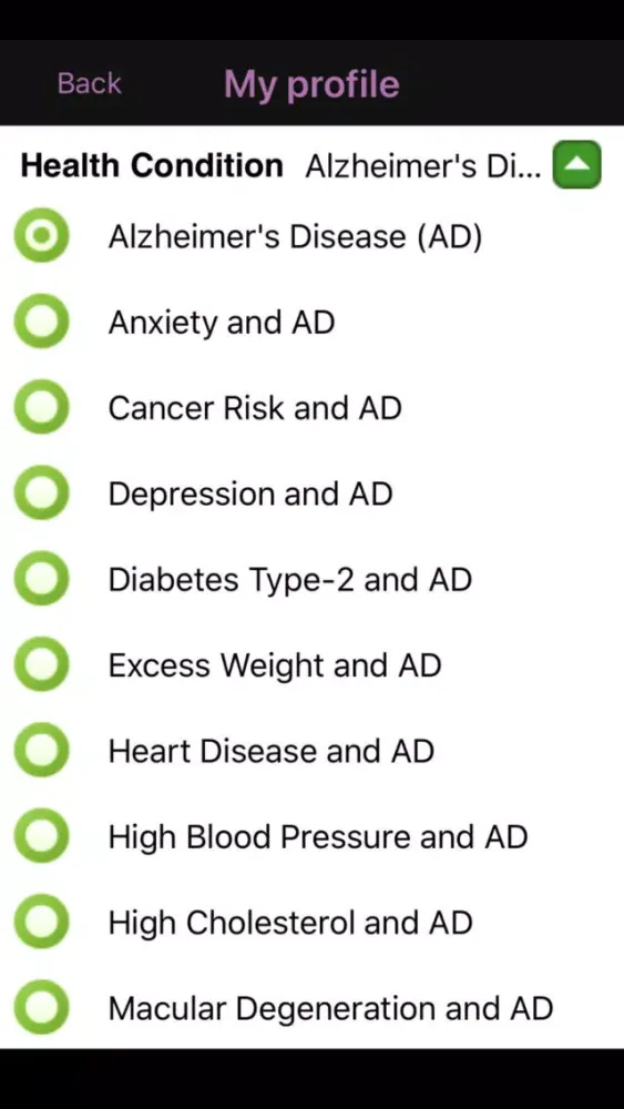 Capturas de tela do Alzheimer's Disease (MIND)