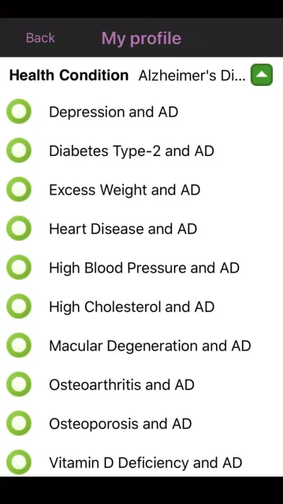 Capturas de tela do Alzheimer's Disease (MIND)