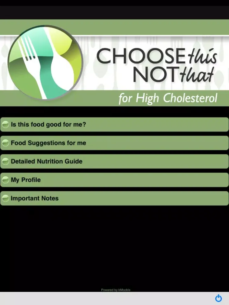 Capturas de tela do High Cholesterol iPad 