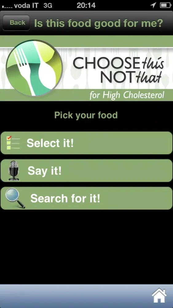 Capturas de tela do High Cholesterol