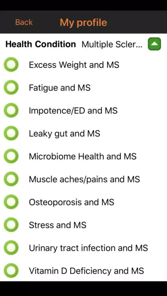 Multiple Sclerosis (MS) स्क्रीनशॉट