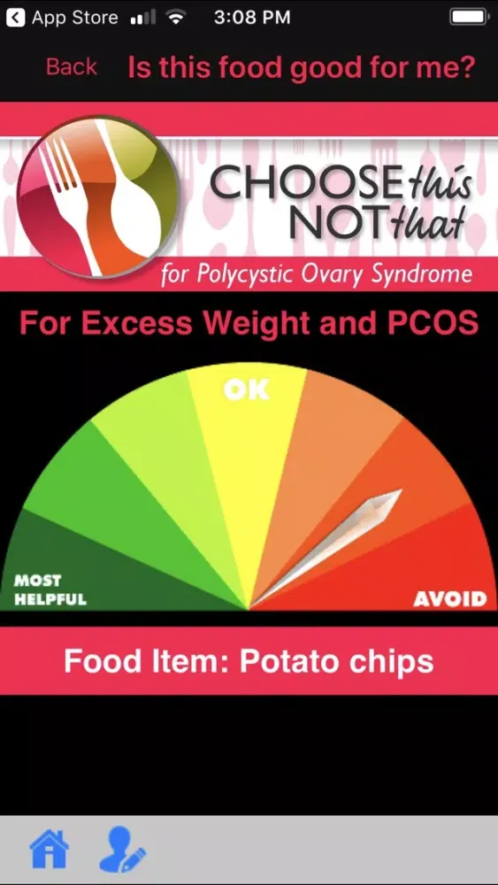 Screenshot di PCOS
