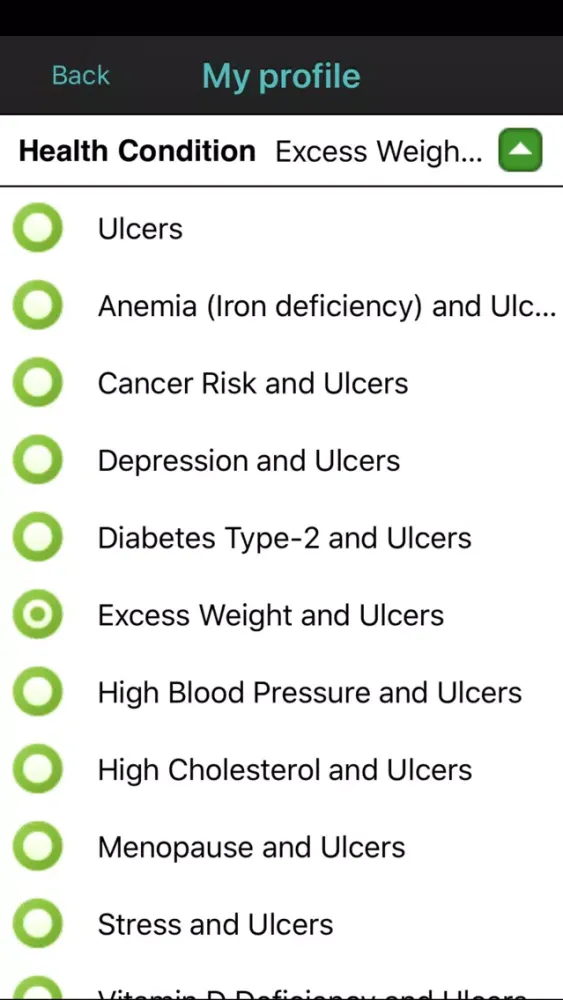 Ảnh chụp màn hình của Ulcers (Peptic Ulcer)