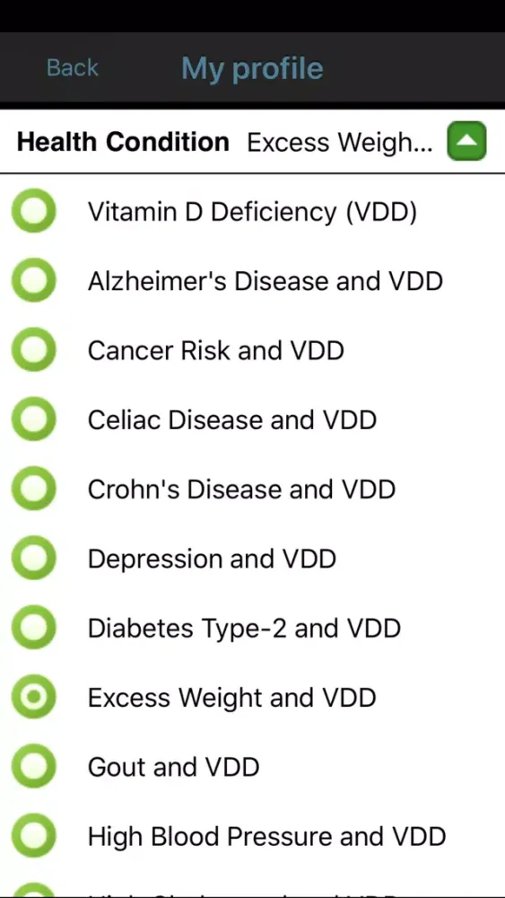 Vitamin D Deficiency Screenshots