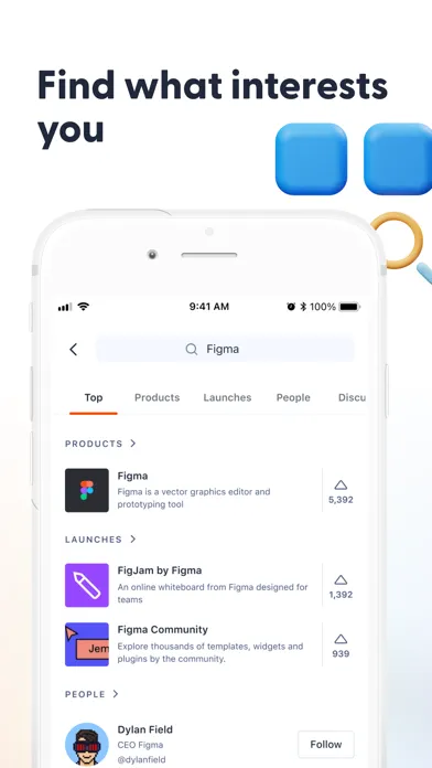 ภาพหน้าจอของ Product Hunt