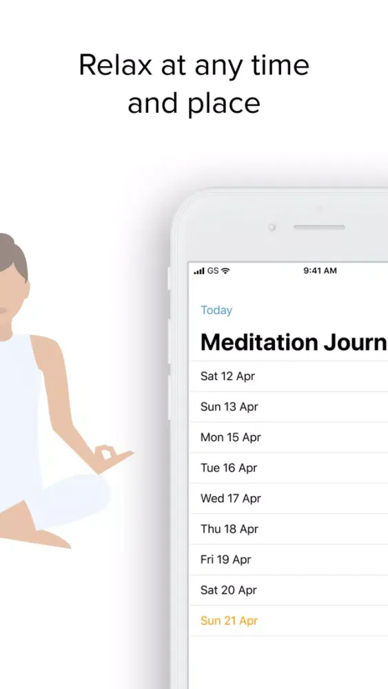 Capturas de tela do Anicca - Meditation timer
