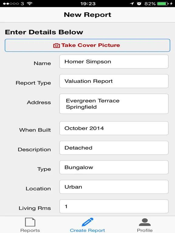 Valuation App iPad  Screenshots