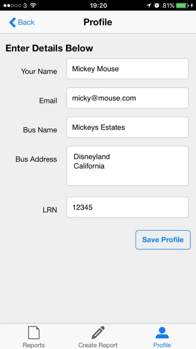 Valuation App Screenshots