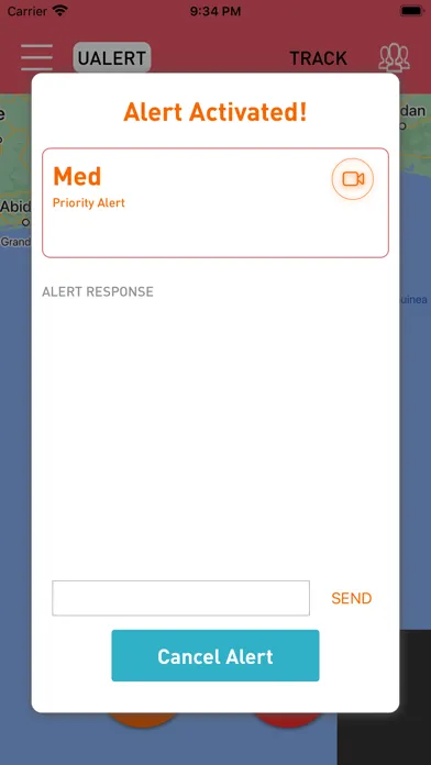 Screenshot di uAlert Personal Safety
