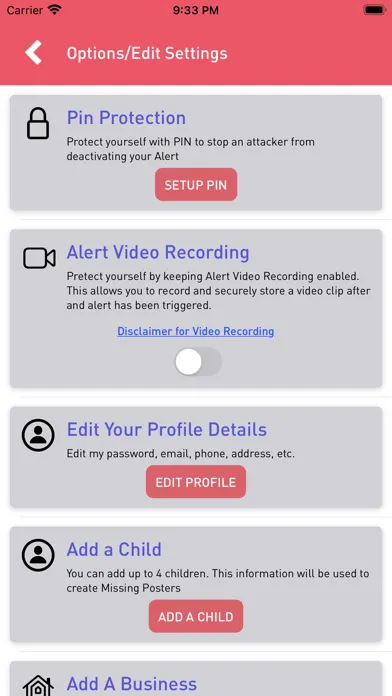 Screenshot di uAlert Personal Safety