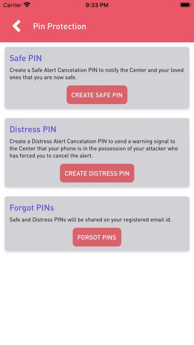 Screenshot di uAlert Personal Safety