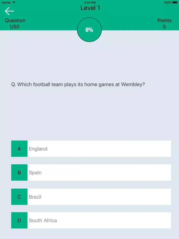 Скриншоты Football Quizi iPad 