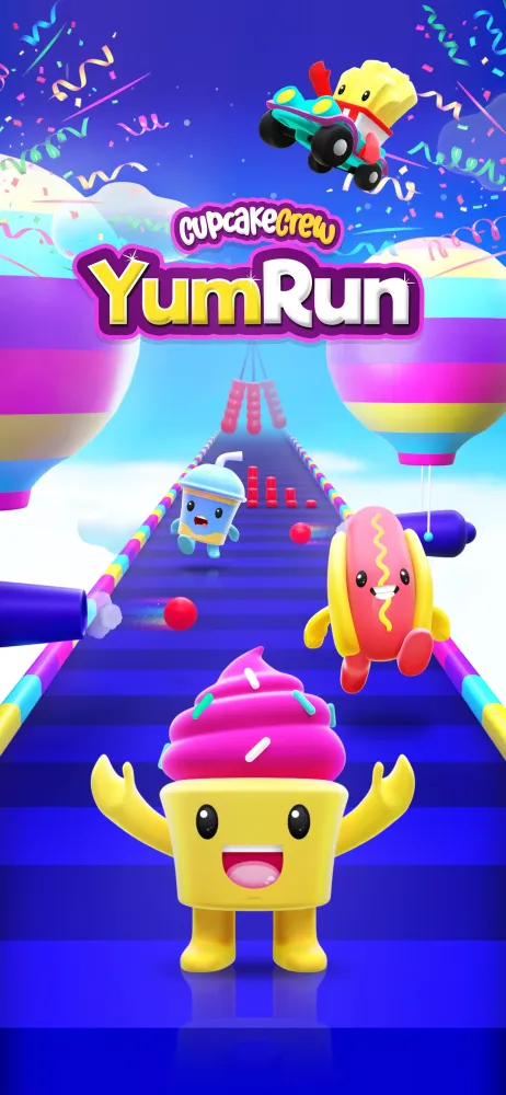ภาพหน้าจอของ Cupcake Crew: Yum Run