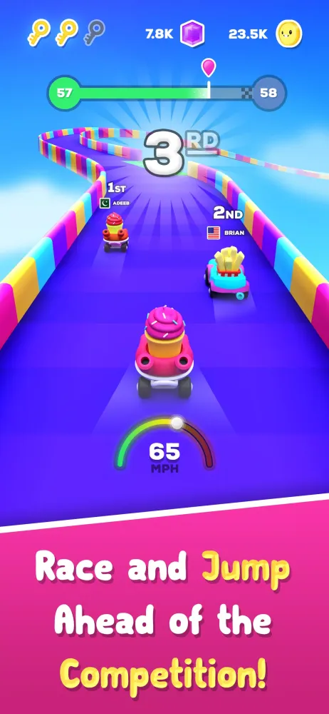 ภาพหน้าจอของ Cupcake Crew: Yum Run