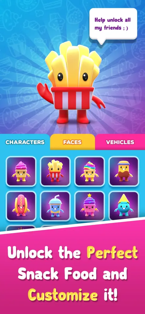 ภาพหน้าจอของ Cupcake Crew: Yum Run