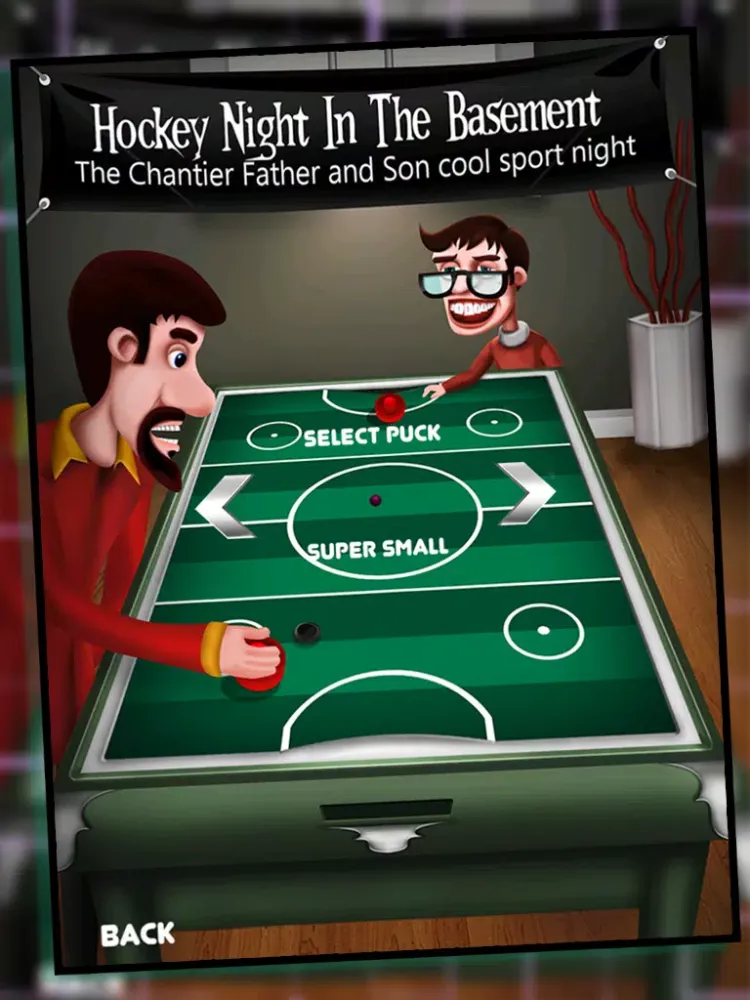 Hockey Night In The Basement : The Chantier Father and Son cool sport night - Free Edition iPad  স্ক্রিনশট
