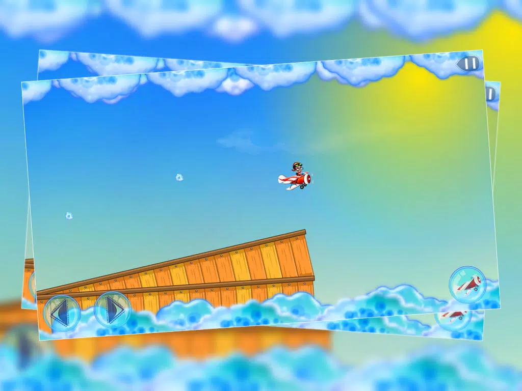 Jr. First Time Plane Flight : The Biplane Sky High Adventure iPad  Screenshots
