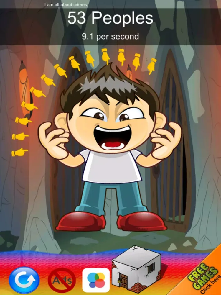 Tap tap bidou tap and tap bang booth - insane the clickers brains - Free Edition iPad  スクリーンショット