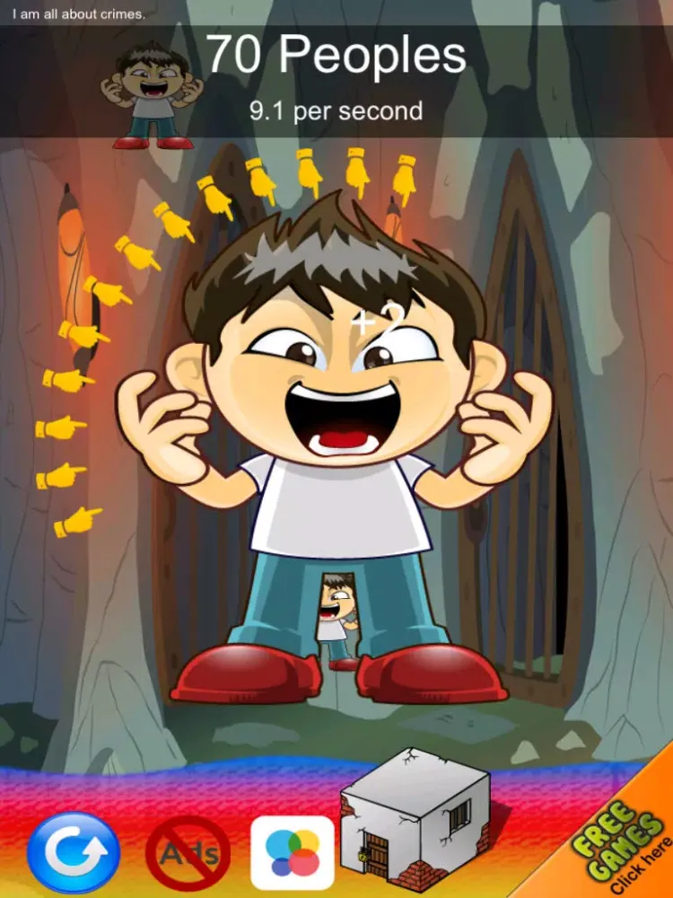 Tap tap bidou tap and tap bang booth - insane the clickers brains - Free Edition iPad  スクリーンショット