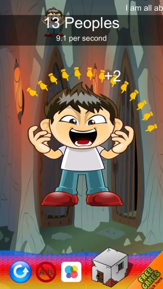 Tap tap bidou tap and tap bang booth - insane the clickers brains - Free Edition スクリーンショット