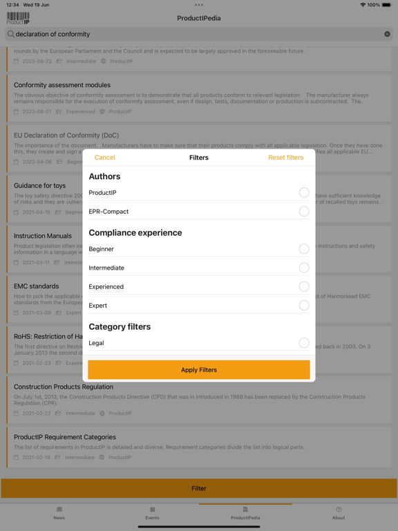 ProductIP iPad 应用截图