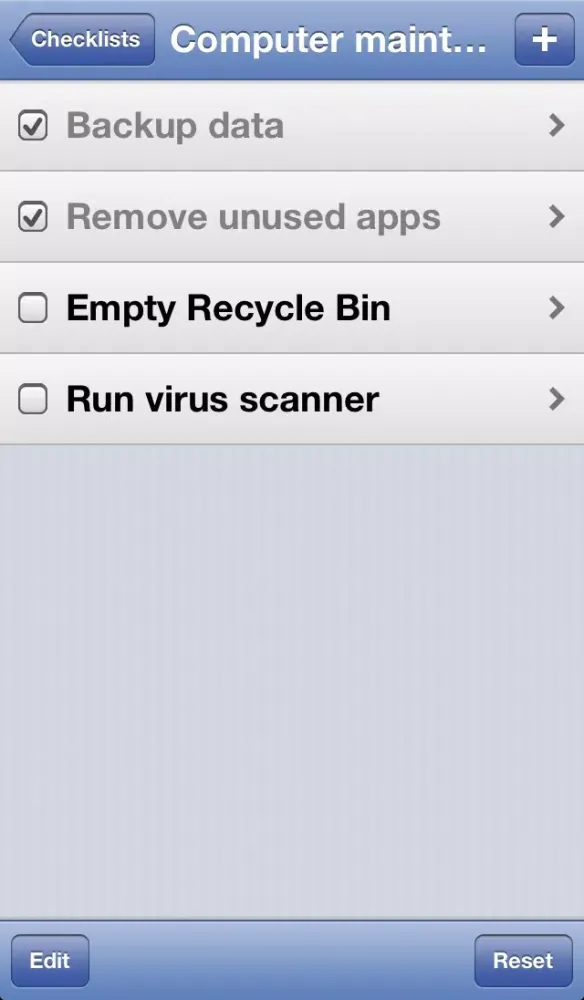 صور eChecklist Free - Checklists with Reminders