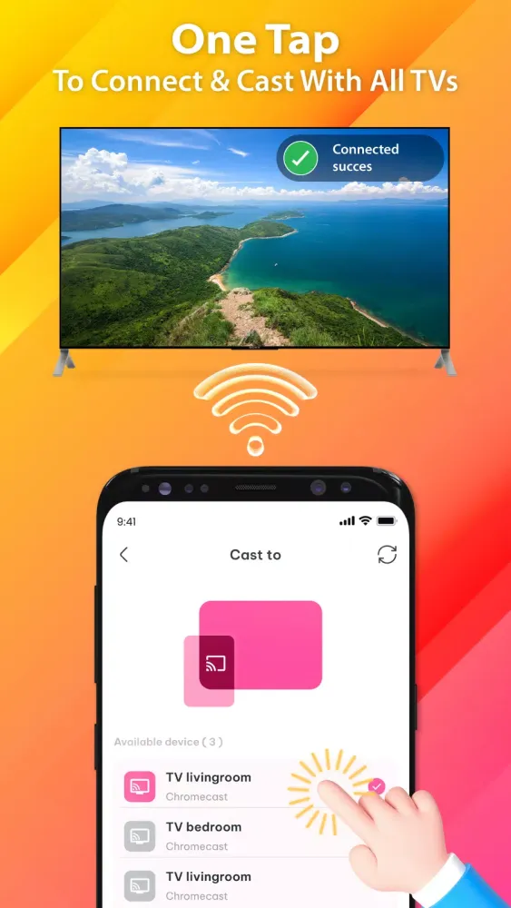 Capturas de tela do Smart TV Cast: Screen Share