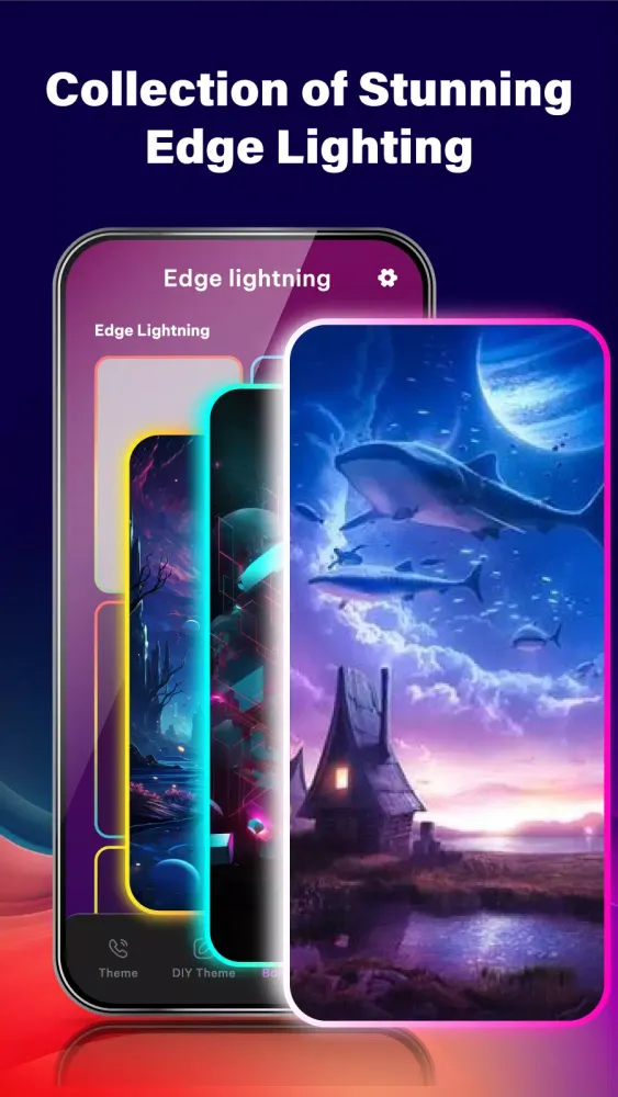 ภาพหน้าจอของ Phone Call Screen Theme 3D App