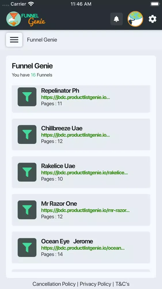 Capturas de pantalla de Product List Genie