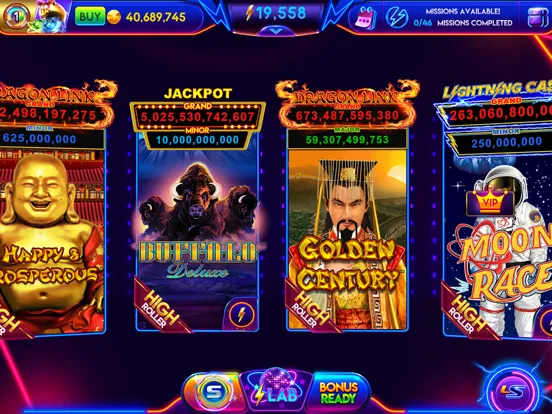 Ảnh chụp màn hình của Lightning Link Casino Slots iPad 