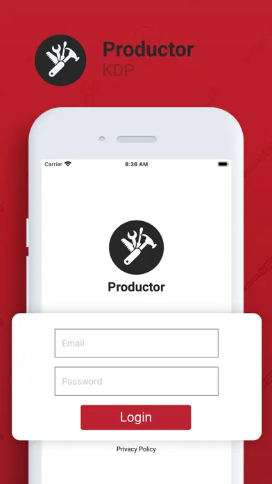 Capturas de pantalla de Productor KDP