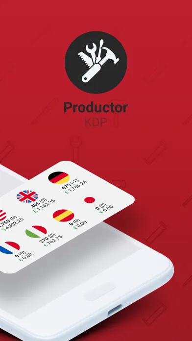 Capturas de pantalla de Productor KDP