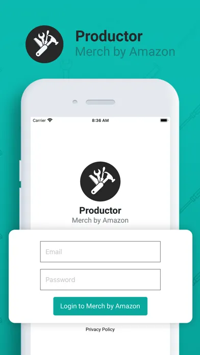 Productor Merch Screenshots