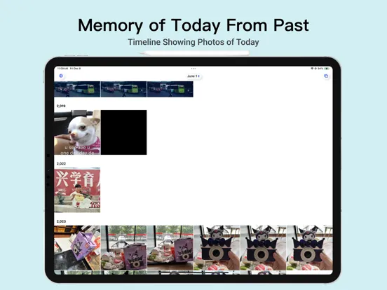 Captures d'écran de Today Widget - Memory of Past iPad 