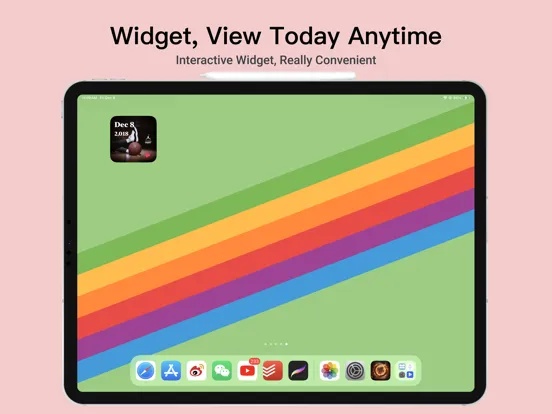 Captures d'écran de Today Widget - Memory of Past iPad 
