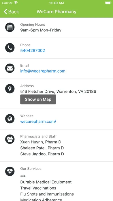 WeCare Pharmacy স্ক্রিনশট
