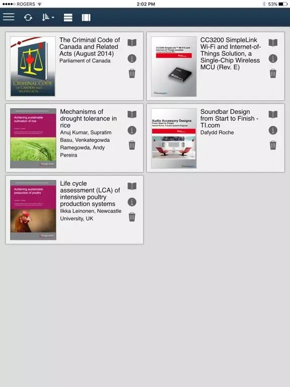 Скриншоты proLibro iPad 