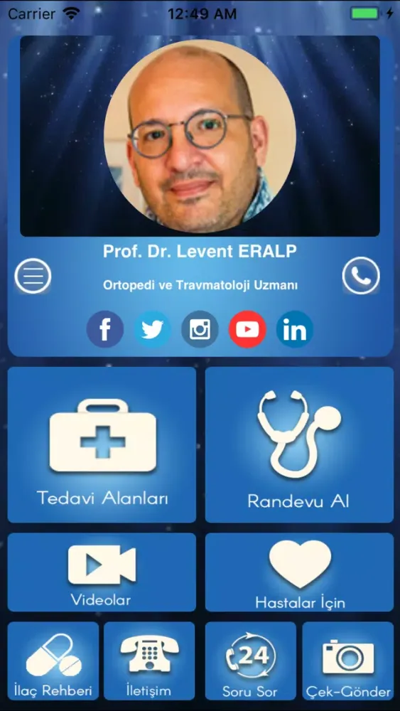 Capturas de pantalla de Prof.Dr.Levent Eralp