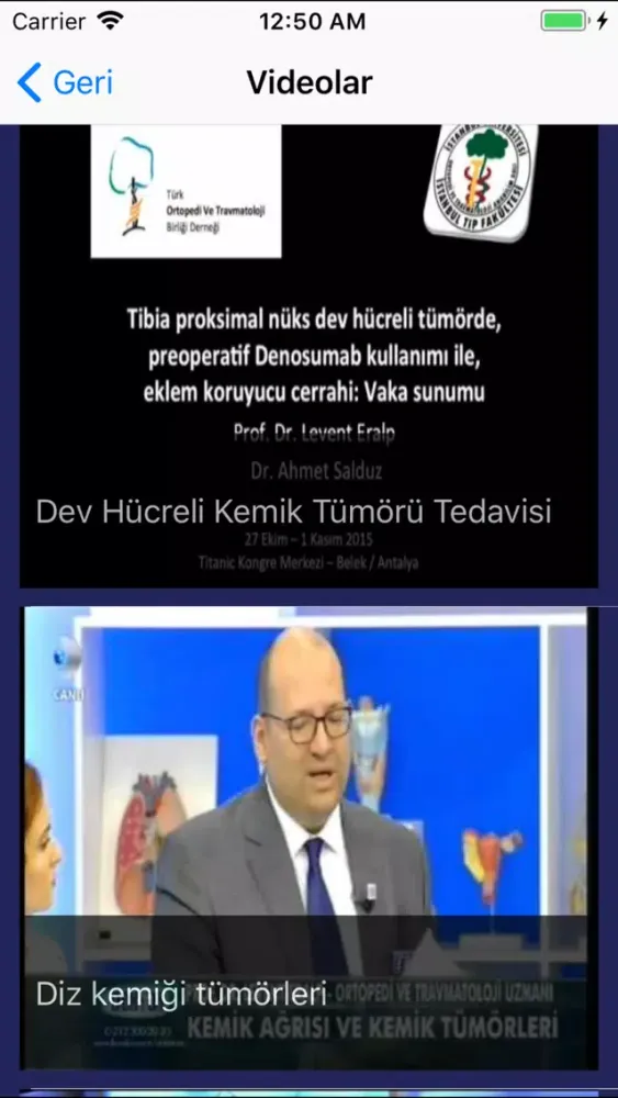 Capturas de pantalla de Prof.Dr.Levent Eralp