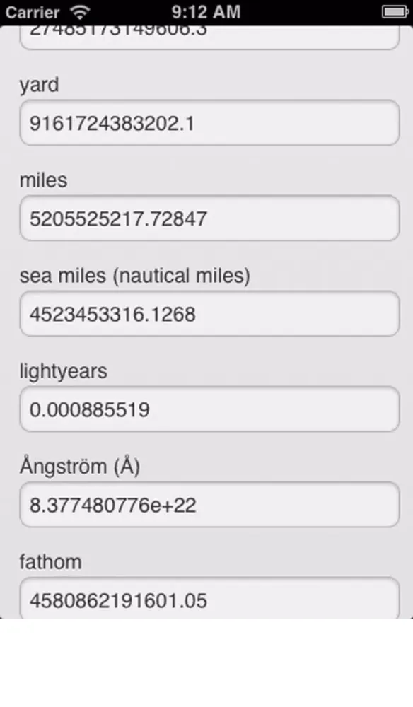 Capturas de pantalla de Easy Length Converter