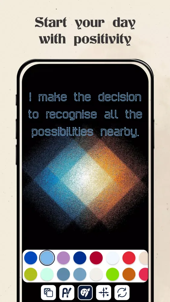 Tangkapan skrin Daily affirmations Wallpapers