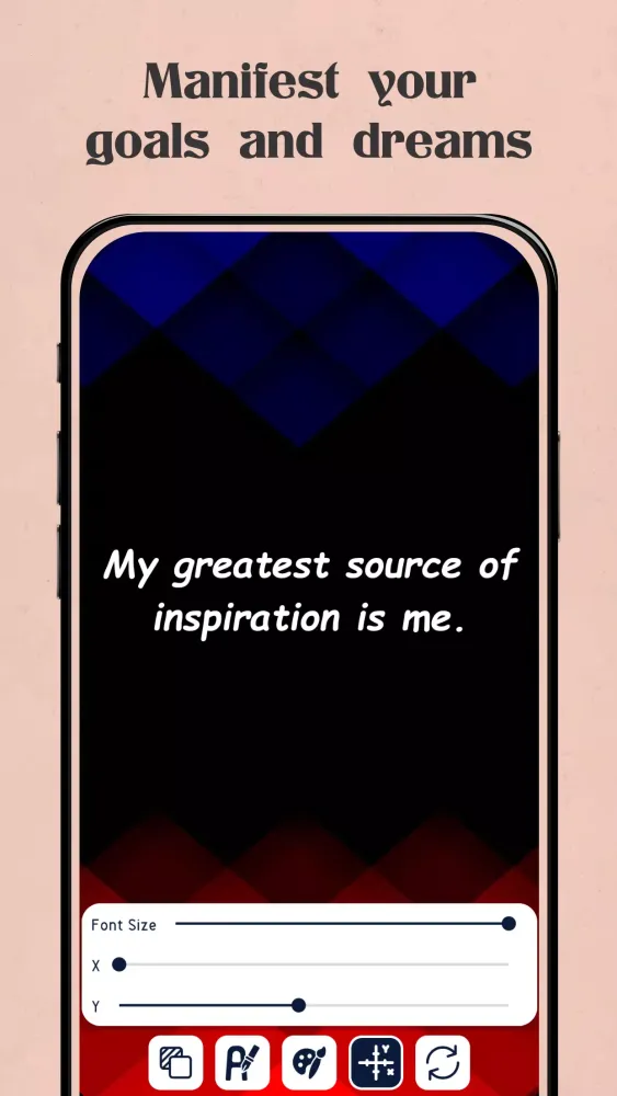 Tangkapan skrin Daily affirmations Wallpapers
