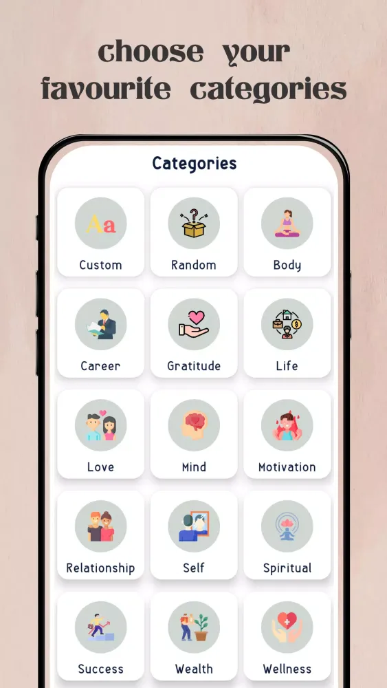 Tangkapan skrin Daily affirmations Wallpapers