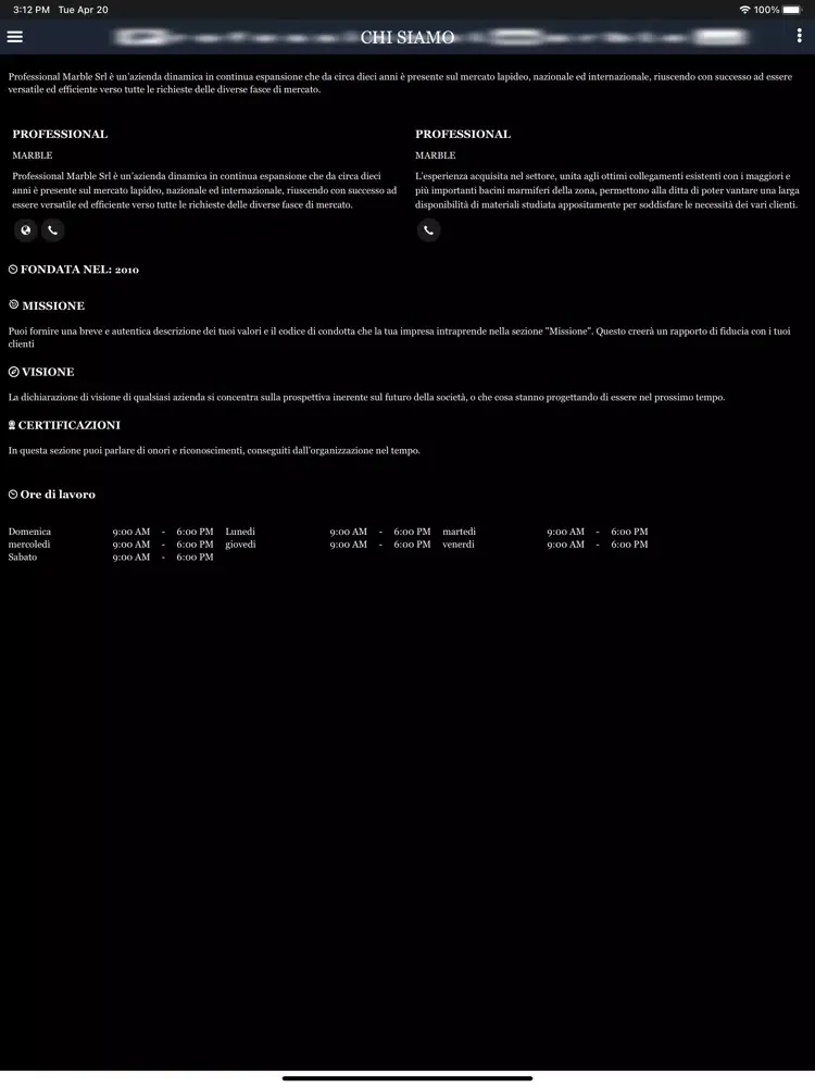 Screenshot di Professional Marble iPad 