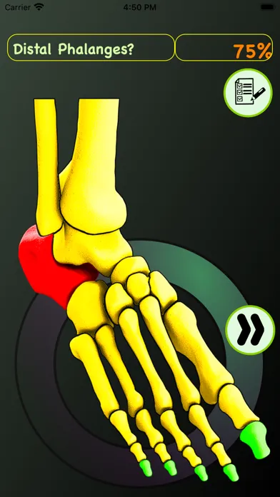 Foot Bones: Speed Anatomy Quiz スクリーンショット