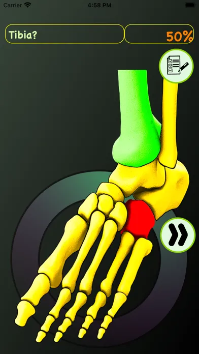 Foot Bones: Speed Anatomy Quiz スクリーンショット