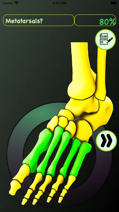 Foot Bones: Speed Anatomy Quiz スクリーンショット