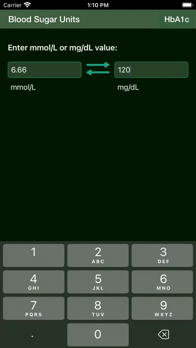Скриншоты Blood Sugar Unit Converter
