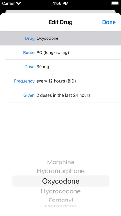 Opioids Dosage Conversion应用截图