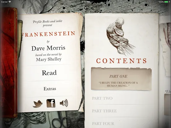 Frankenstein: Interactive iPad  स्क्रीनशॉट